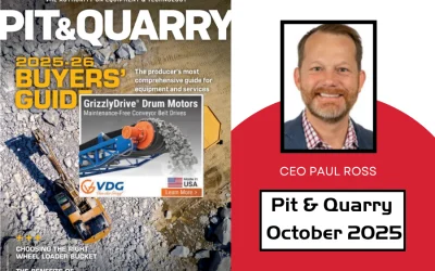 Douglas Rulmeca Featured in Pit & Quarry: Engineering Idlers for Peak Performance